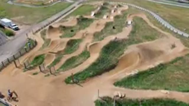 BROOMFIELD COLORADO USA-2023: Many People Riding Bikes On A Dirt Track