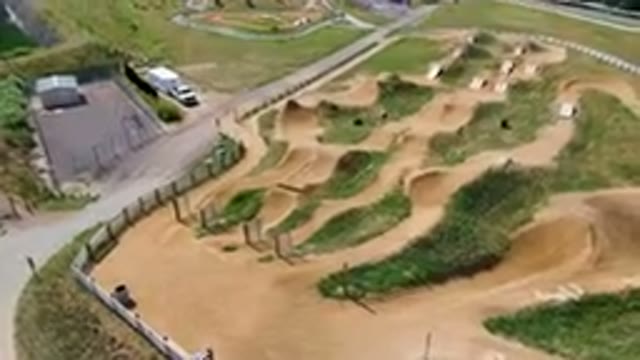 BROOMFIELD COLORADO USA-2023: Dirt Bike Park With A Dirt Bike Park In The Middle