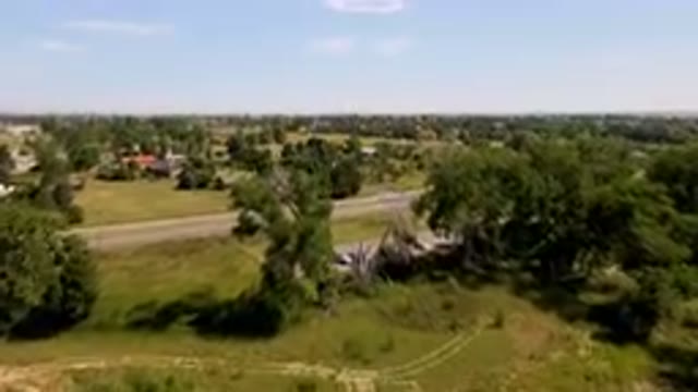 BROOMFIELD COLORADO USA-2023: Trees On The Side Of The Road