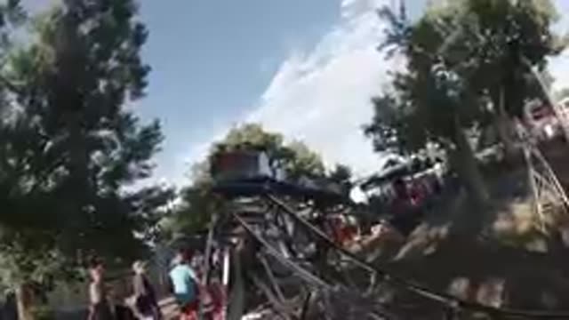 COLORADO, UNITED STATES-2019: Rollercoaster for Kids