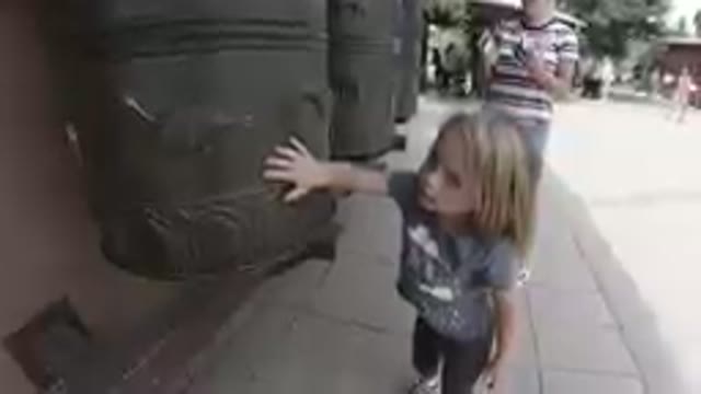 Denver, Colorado. September 29, 2019- Little Girl At An Interactive Display