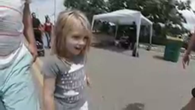 COLORADO, UNITED STATES-2019: Little Girl Walking the Street