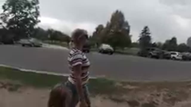 COLORADO, UNITED STATES-2019: Mother Walking with Daughter