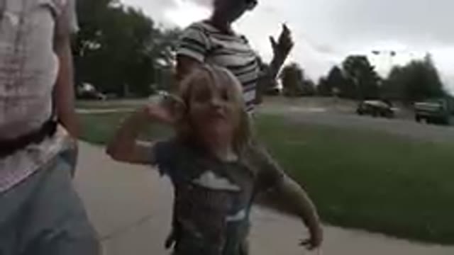 Colorado, United States-2019: Dad, Mom & Daughter Walking