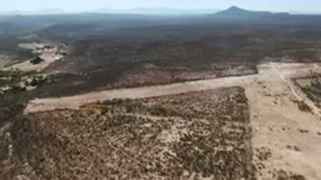 SAN IGNACIO BCS MEXICO-2023: Dirt Road In A Desert Area