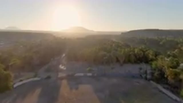 SAN IGNACIO BCS MEXICO-2023: Walking On The Road In The Middle Of A Forest