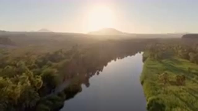 SAN IGNACIO BCS MEXICO-2023: River With A Boat In The Middle Of It
