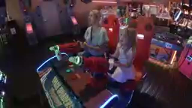 October 6, 2019. Denver, Colorado USA- Playing Space Invaders