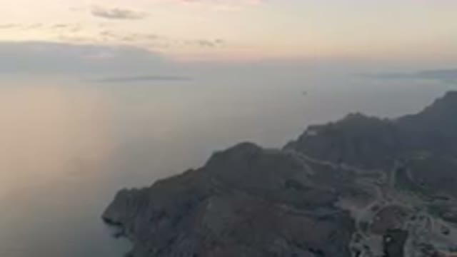 LORETO BCS MEXICO-2023: Cliffside View to the Ocean
