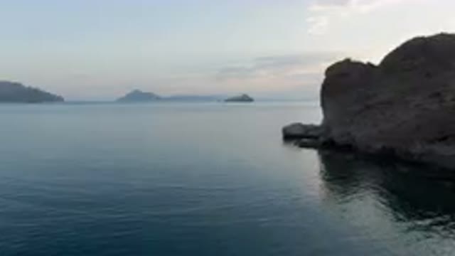 DANZANTE BAY LORETO BCS MEXICO-2023: Boat That Is Floating In The Water Near A