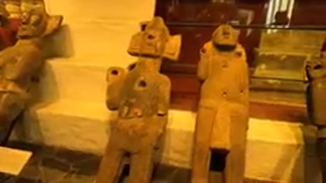 MEXICO CITY MEXICO-Aug. 30, 2023- Ancient Relics In A Museum