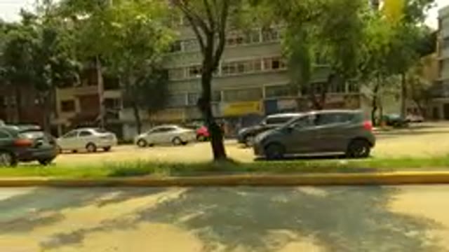 MEXICO CITY MEXICO- Aug. 30, 2023: Cars Driving On A City Street