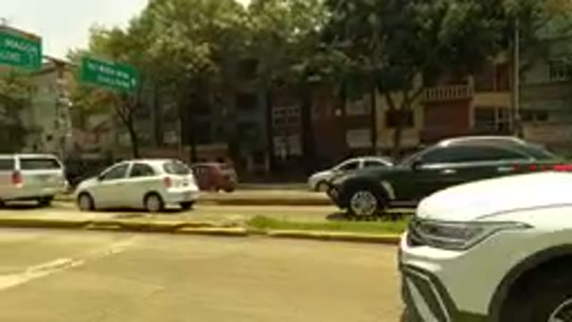 MEXICO CITY MEXICO- Aug. 30,2023- Cars In City Traffic