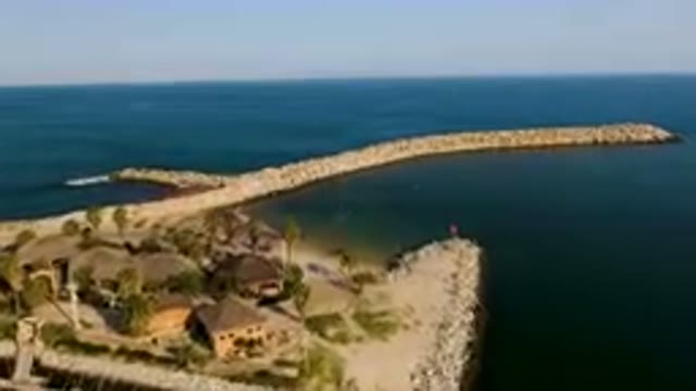 PUERTO LOS CABOS BCS MEXICO-2023: Small Island With A Pier And A Pier