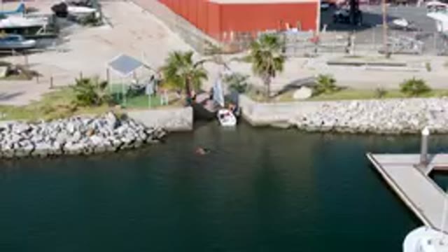 LOS CABOS, BCS MEXICO-2023 Jan. 27- Recreation Around A Docked Sailboat