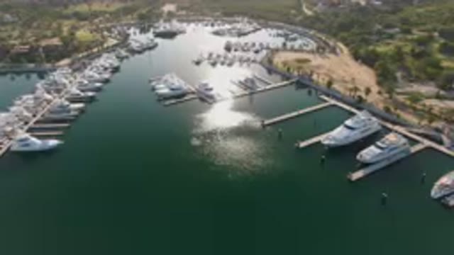 PUERTO LOS CABOS BCS MEXICO-2023: Marina With Many Boats Docked In It
