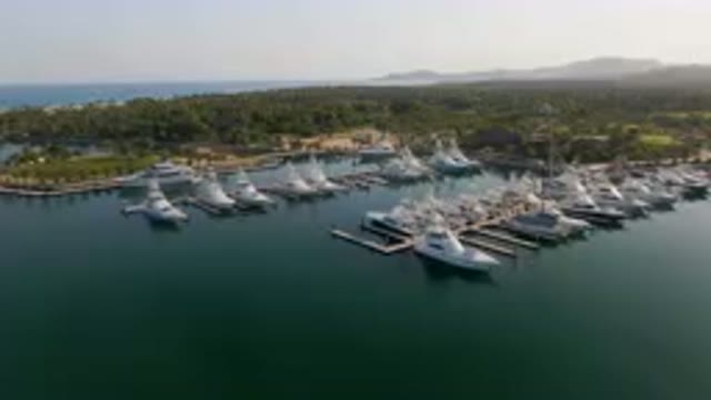 PUERTO LOS CABOS BCS MEXICO-2023: Marina With Many Boats Docked In It