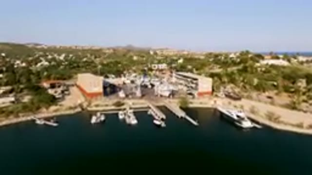 PUERTO LOS CABOS BCS MEXICO-2023: Boats Parked In A Marina Near A City With