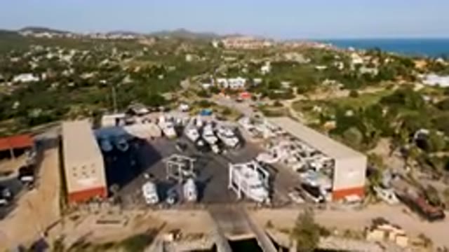 PUERTO LOS CABOS BCS MEXICO-2023: Boats Parked In A Marina Near A City By