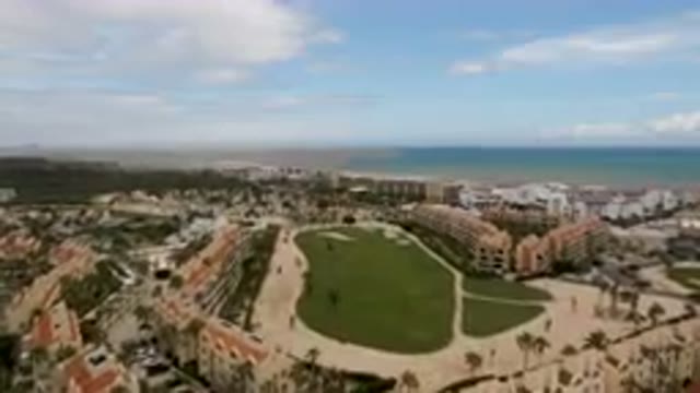 SAN JOSE DEL CABO BCS MEXICO-2023: Beach And A Golf Course With A Golf Course In