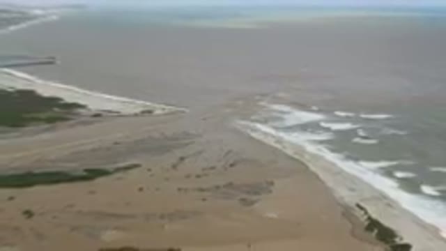 SAN JOSE DEL CABO BCS MEXICO-2023: Aerial Beach With A Body Of Water And A Beach