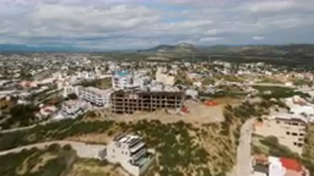 SAN JOSE DEL CABO BCS MEXICO-2023: Aerial City With A Lot Of Buildings And A