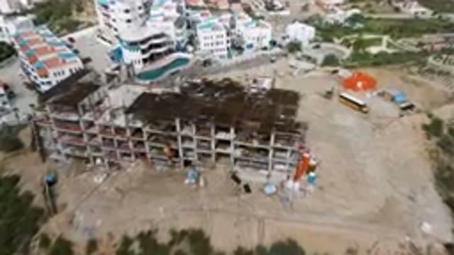 SAN JOSE DEL CABO BCS MEXICO-2023: Building Being Constructed In A City With A