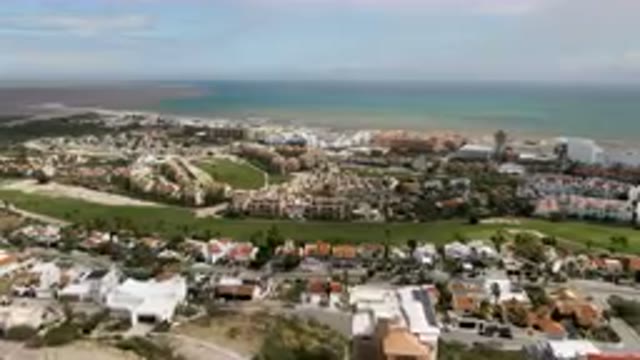 SAN JOSE DEL CABO BCS MEXICO-2023: Aerial Golf Course And Beach Resort