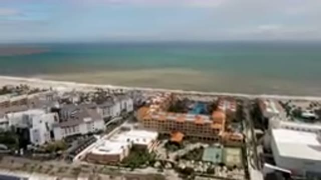 SAN JOSE DEL CABO BCS MEXICO-2023: Aerial Beach and City with Pool