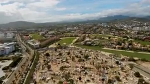 SAN JOSE DEL CABO BCS MEXICO-2023: Cemetery in a City with a Golf Course