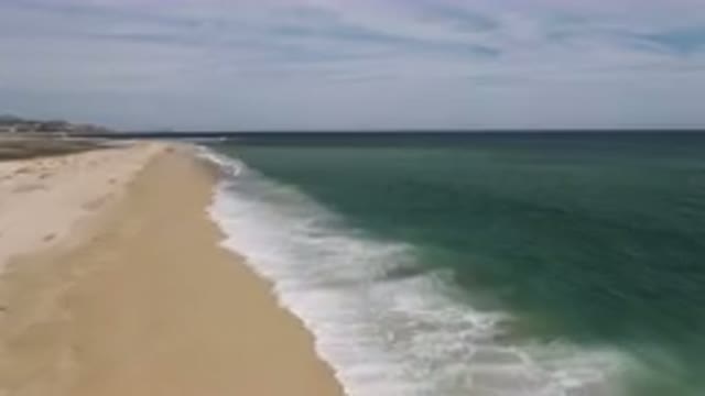 SAN JOSE DEL CABO BCS MEXICO-2023: Beach With A Long Stretch Of Water