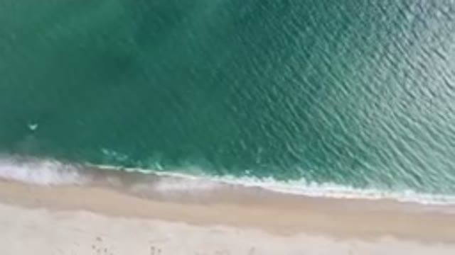 SAN JOSE DEL CABO BCS MEXICO-2023: Aerial Beach With A Surfboard And A Boat
