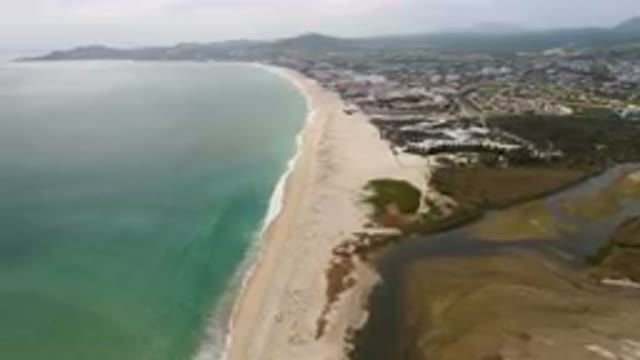 SAN JOSE DEL CABO BCS MEXICO-2023: Aerial Beach And A City With A Body Of Water