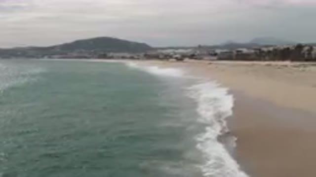 SAN JOSE DEL CABO BCS MEXICO-2023: On The Beach With A View Of The Ocean And A