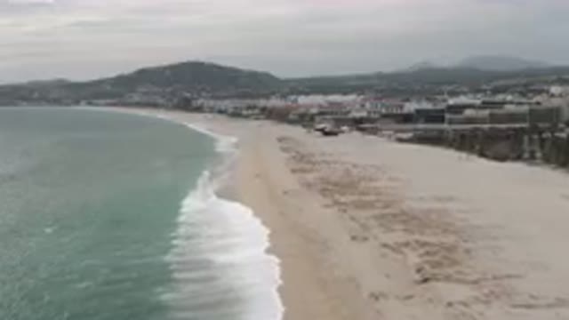 SAN JOSE DEL CABO BCS MEXICO-2023: Beach With A Lot Of Sand And Water