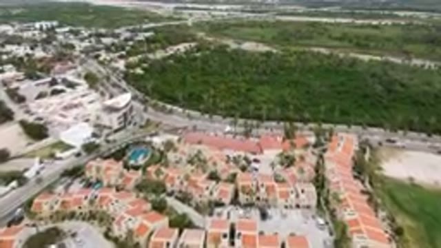 SAN JOSE DEL CABO BCS MEXICO-2023: Aerial View of Road and River