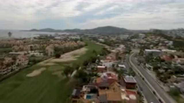 SAN JOSE DEL CABO BCS MEXICO-2023: Golf Course With A View Of Ocean And Landscape