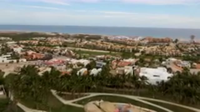 SAN JOSE DEL CABO BCS MEXICO-2023: Coastal Cityscape With Beach And Body Of Water