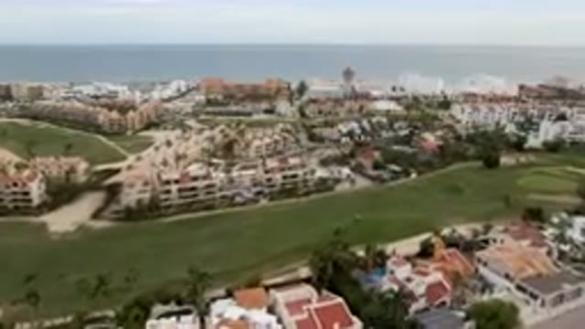 SAN JOSE DEL CABO BCS MEXICO-2023: Golf Course With A View Of Ocean And Desert