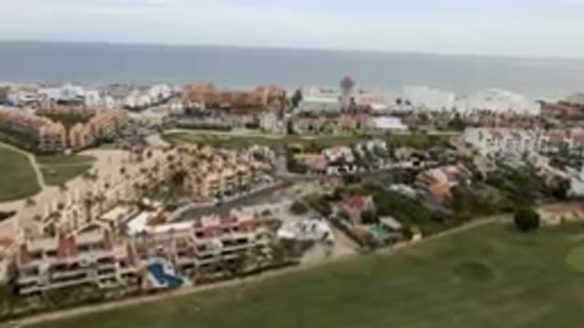 SAN JOSE DEL CABO BCS MEXICO-2023: Aerial City With A Beach And Ocean In The