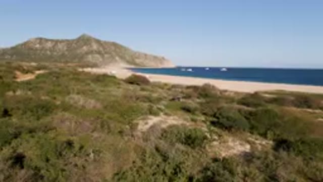 LOS FRAILES BCS MEXICO-2023: Many Boats On The Water Near A Beach