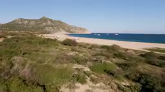 LOS FRAILES BCS MEXICO-2023: Many Boats On The Water Near A Beach