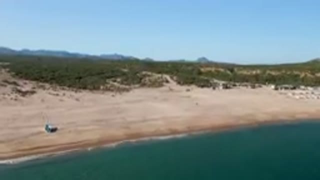 LOS FRAILES BCS MEXICO-2023: Beach With A Lot Of Sand And A Lot Of Trees