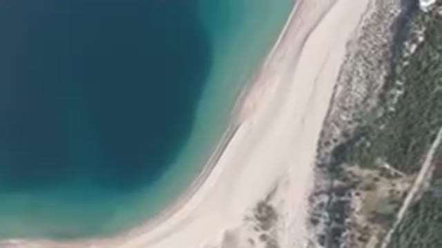 LOS FRAILES BCS MEXICO-2023: Aerial Beach And A Body Of Water