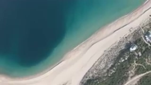 LOS FRAILES BCS MEXICO-2023: Aerial Beach And A Body Of Water