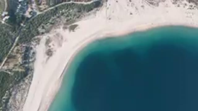 LOS FRAILES BCS MEXICO-2023: Aerial Beach And A Body Of Water