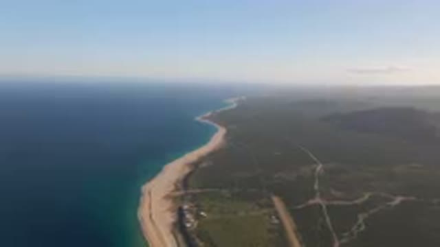 LOS FRAILES BCS MEXICO-2023: Aerial Beach And A Body Of Water