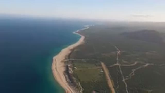 LOS FRAILES BCS MEXICO-2023: Aerial Beach And A Body Of Water