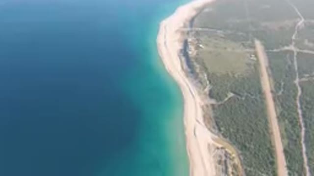 LOS FRAILES BCS MEXICO-2023: Aerial Beach And A Body Of Water