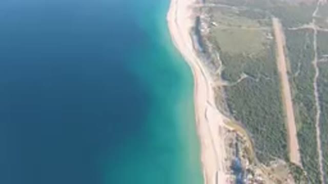 LOS FRAILES BCS MEXICO-2023: Aerial Beach And A Body Of Water